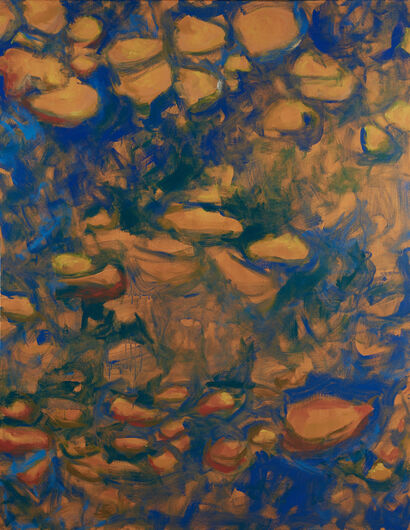 Water 5 - a Paint Artowrk by Herweijer Miriam